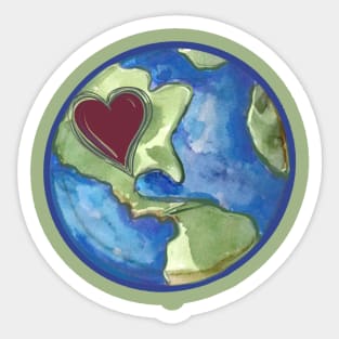 Earth Love Sticker